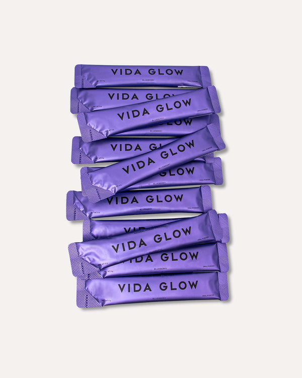 Natural Marine Collagen Sachets - Blueberry-Vida-Glow-China